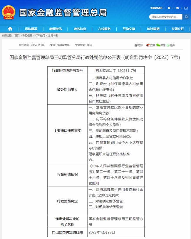 國家金融監(jiān)督管理總局網(wǎng)站截圖